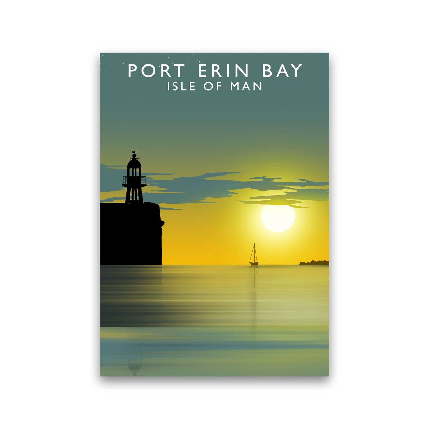Port Erin Bay Isle of Man Art Print by Richard O'Neill