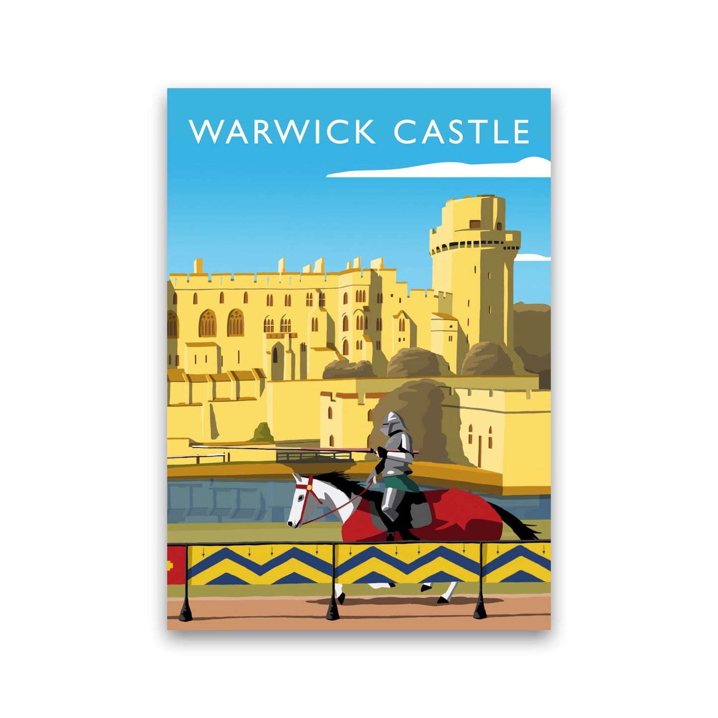 Warwick Castle Portrait by Richard O'Neill