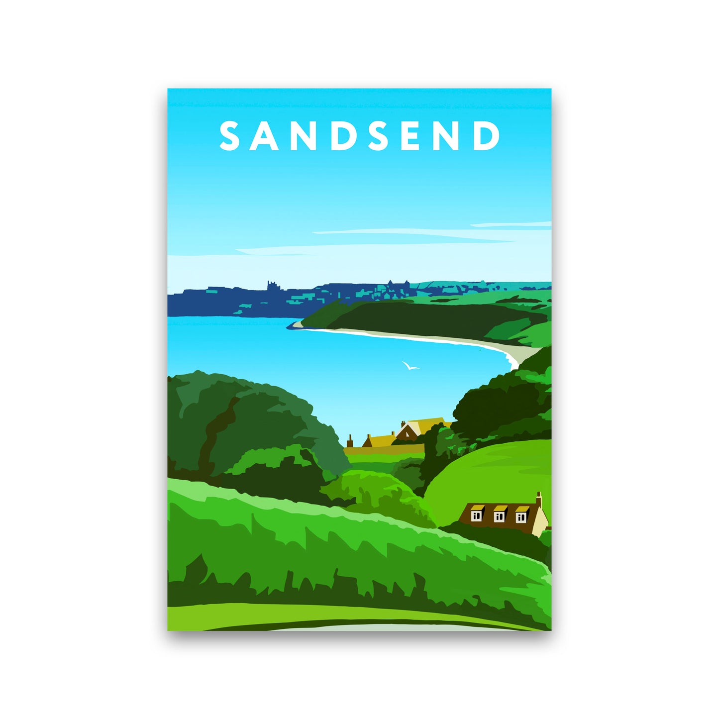 Sandsend2 Portrait by Richard O'Neill