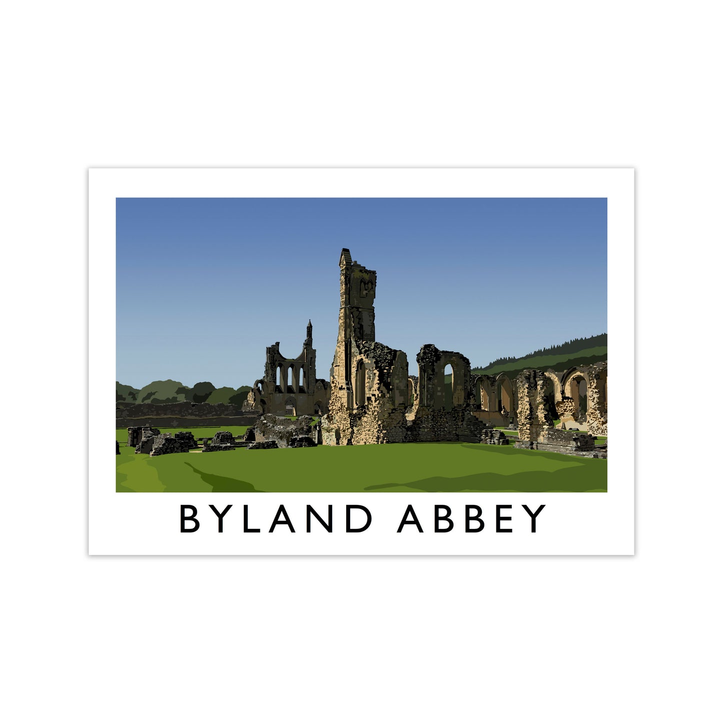 Byland Abbey by Richard O'Neill