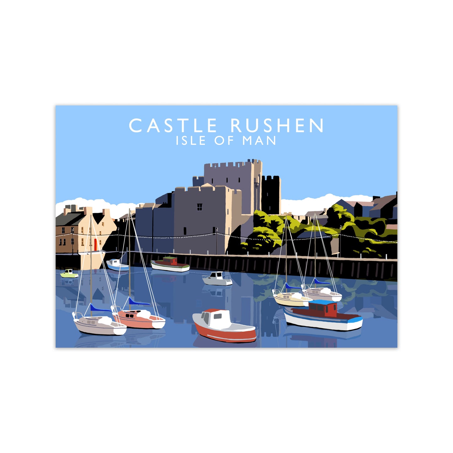 Castle Rushen 2 by Richard O'Neill