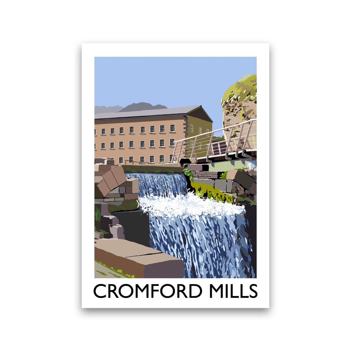 Cromford Mills Portrait by Richard O'Neill