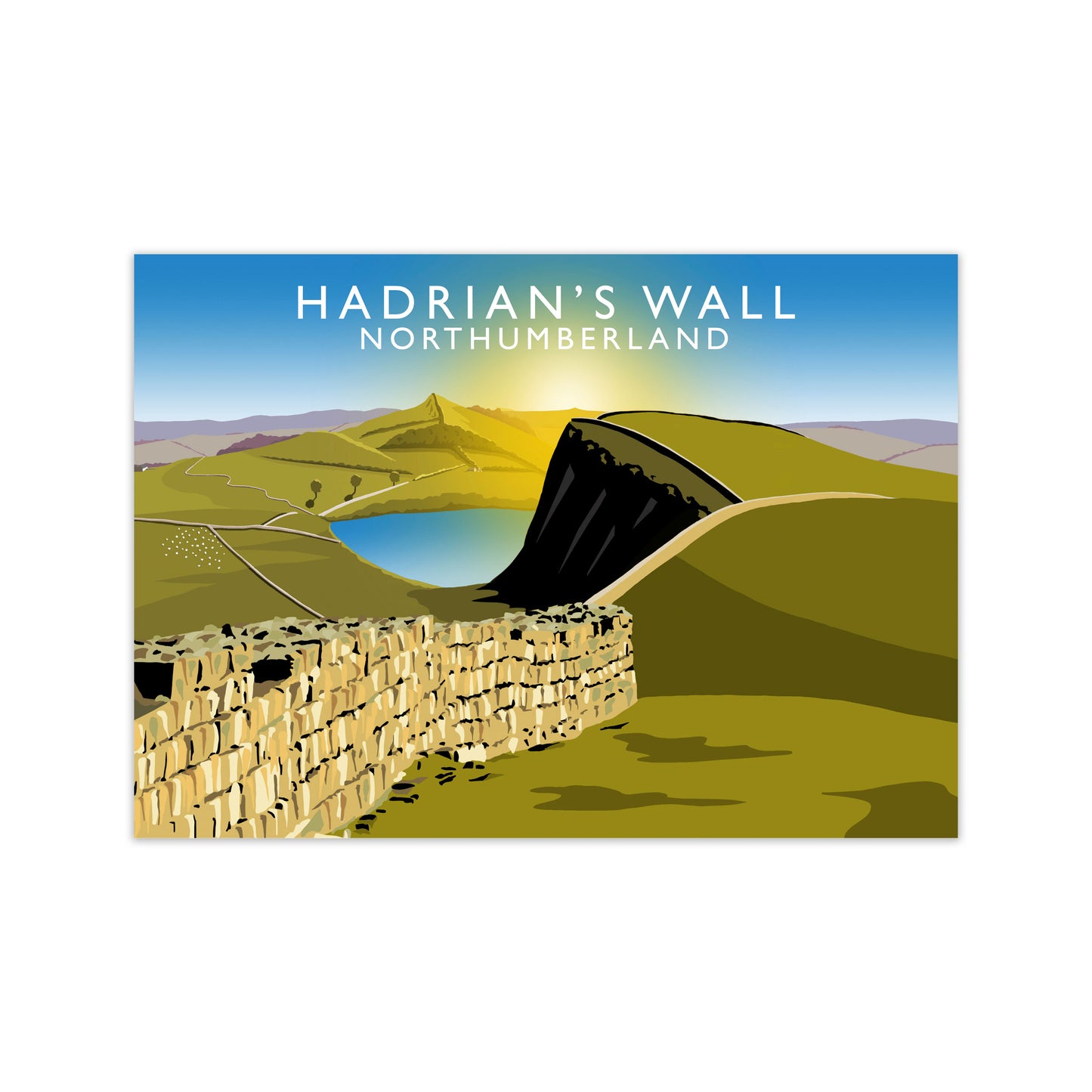 Hadrians Wall by Richard O'Neill