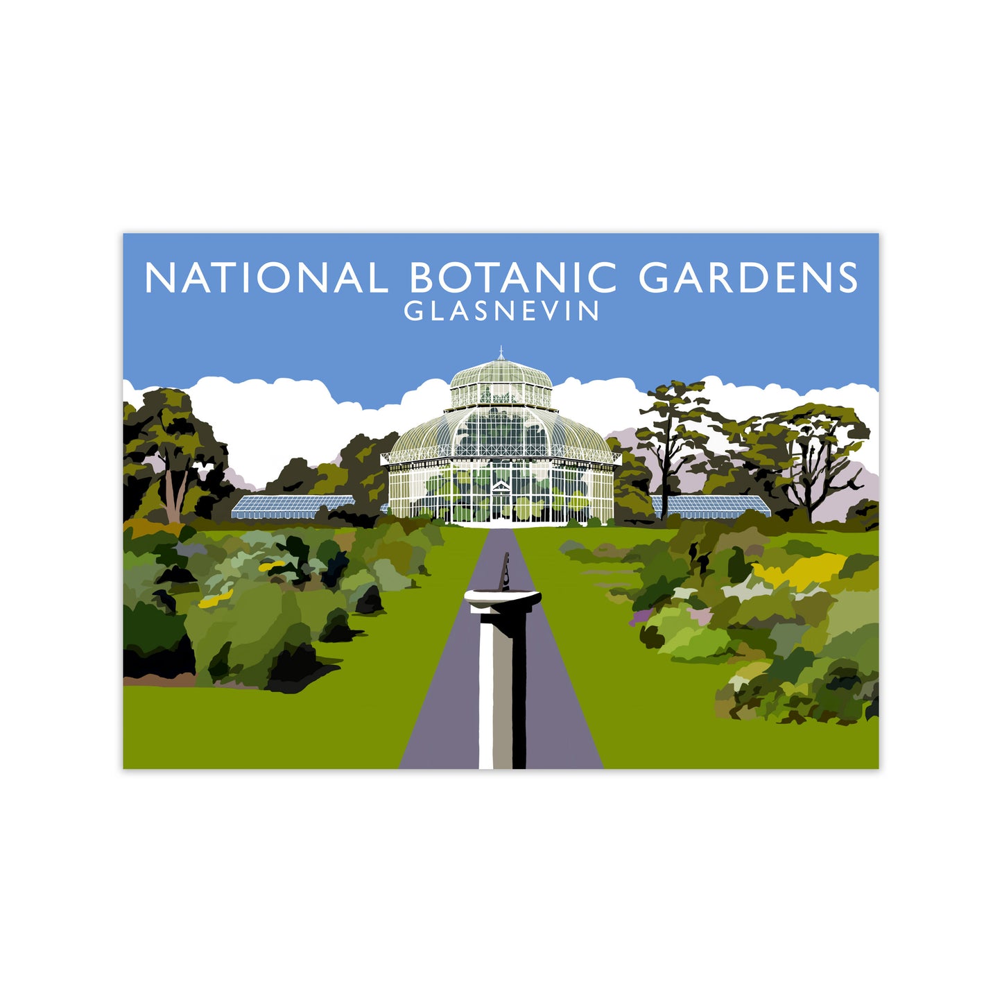National Botanic Gardens Glasnevin Travel Art Print by Richard O'Neill
