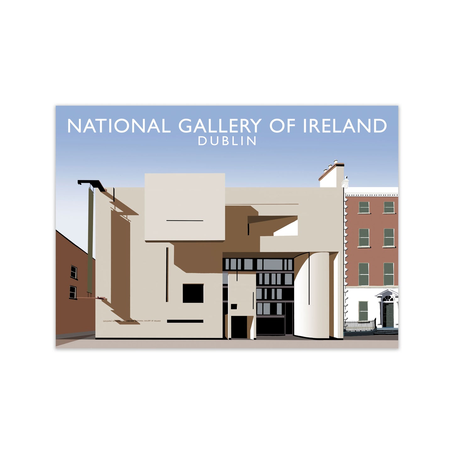 National Gallery of Ireland Travel Art Print by Richard O'Neill