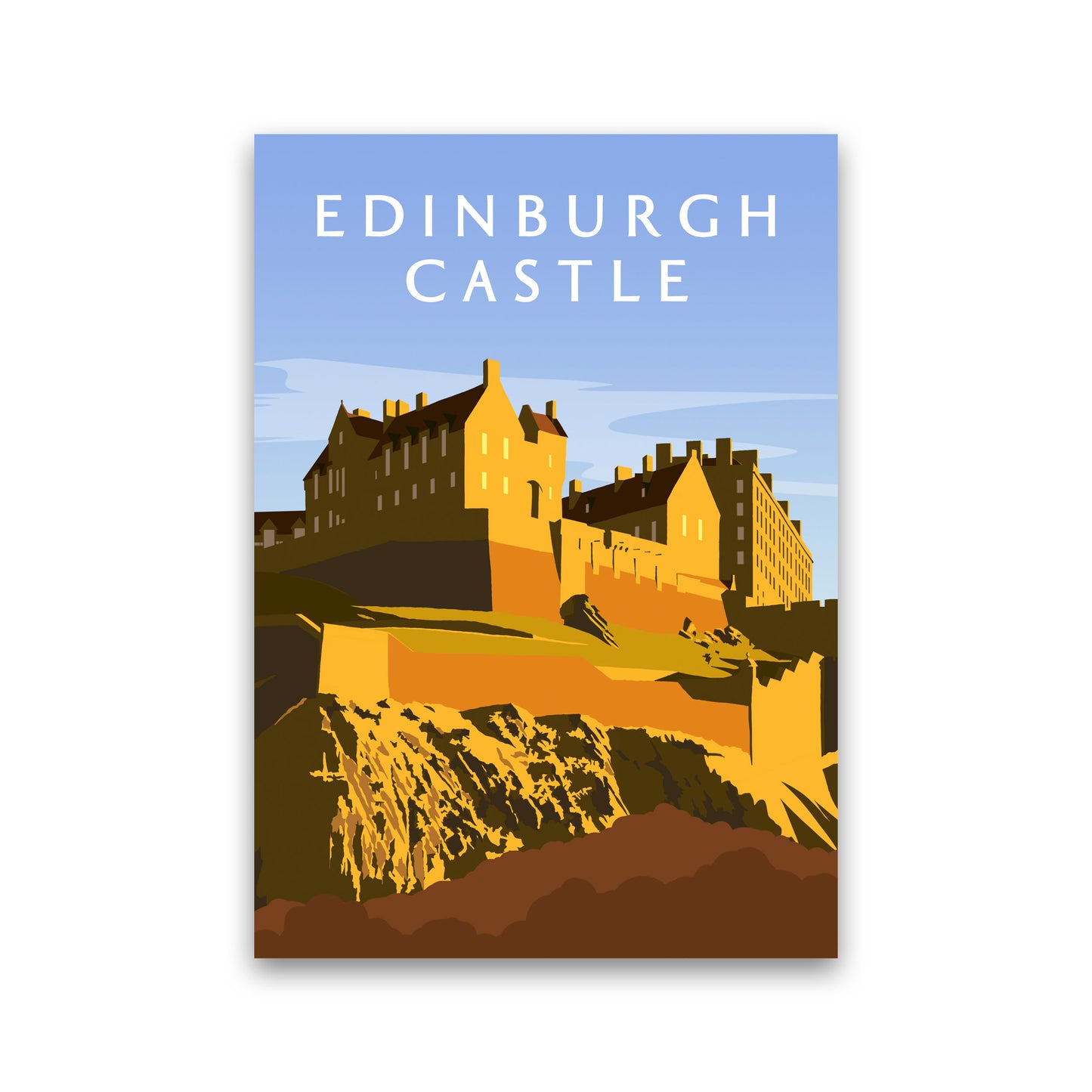 Edinburgh Castle Portrait by Richard O'Neill
