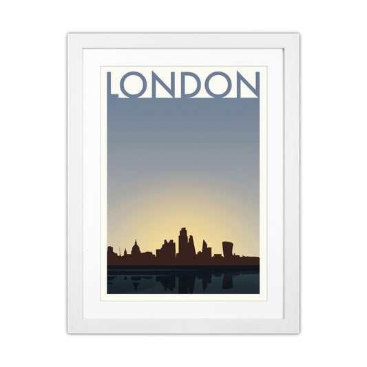 London 4 (Day) Travel Art Print by Richard O'Neill White Grain