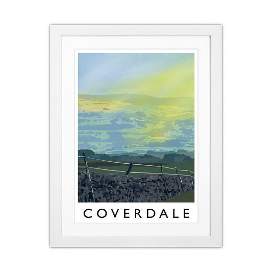 Coverdale Portrait Travel Art Print by Richard O'Neill White Grain