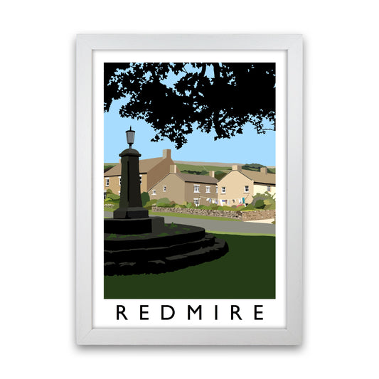 Redmire Art Print by Richard O'Neill White Grain