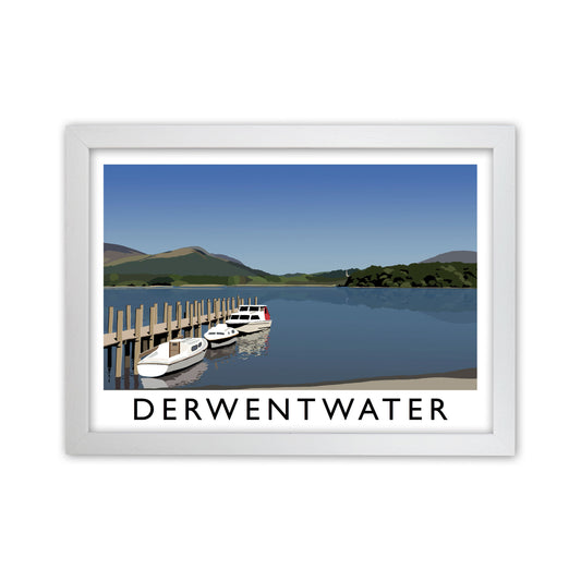 Derwent Water by Richard O'Neill White Grain