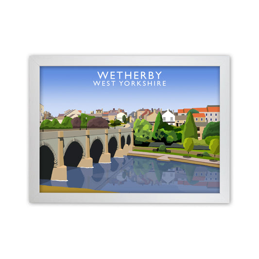 Wetherby West Yorkshire Digital Art Print by Richard O'Neill White Grain