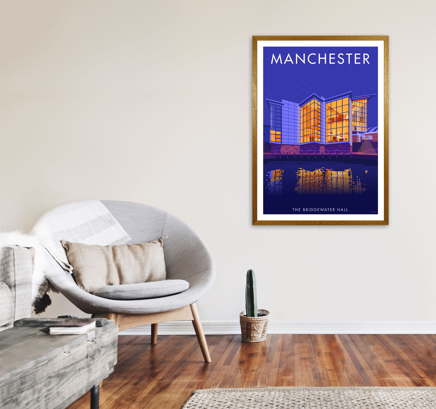 Manchester 4 by Stephen Millership A1 Print Only