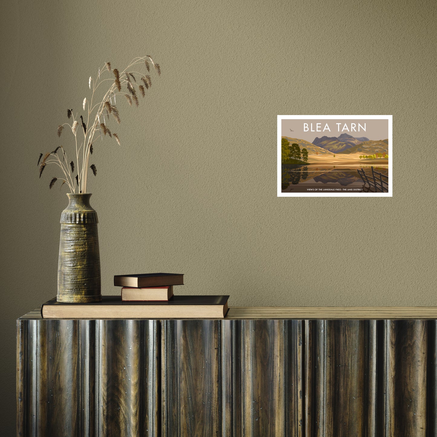 THE LAKES BLEA TARN A3 by Stephen Millership A4 Print Only