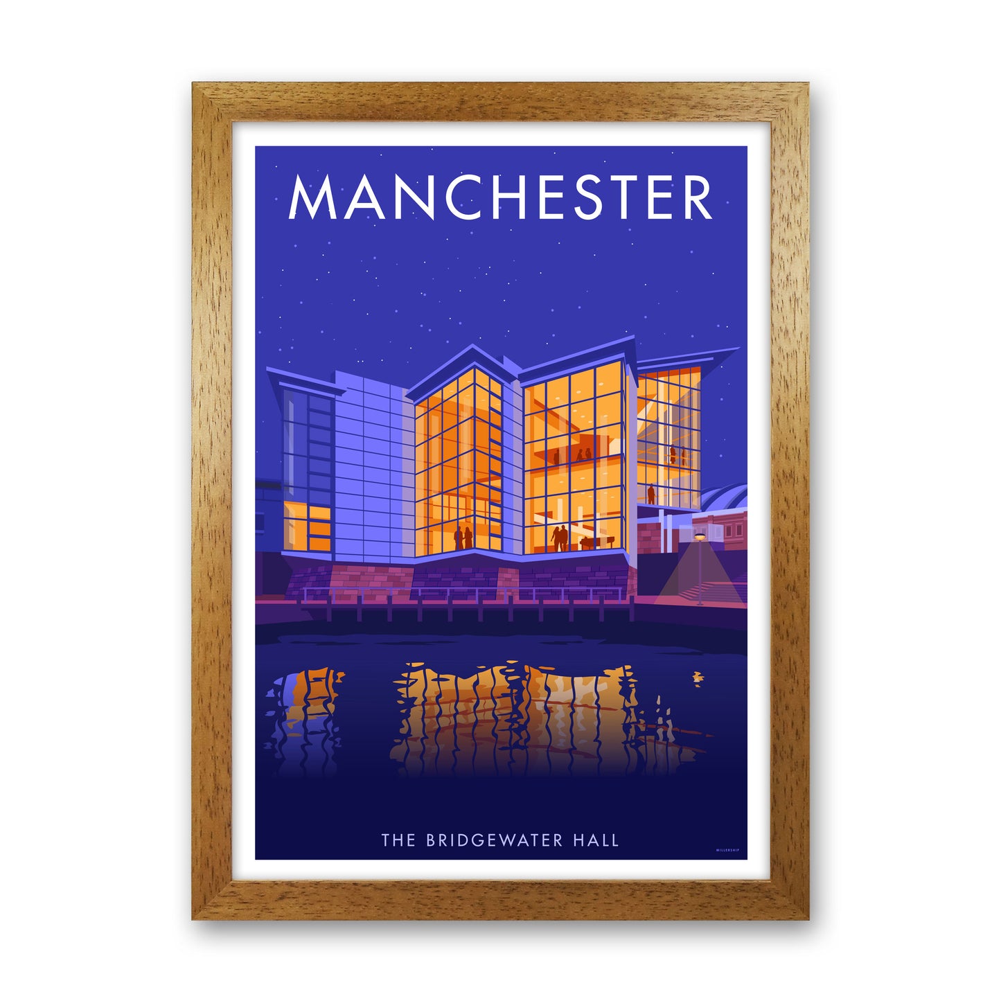 Manchester 4 by Stephen Millership Oak Grain