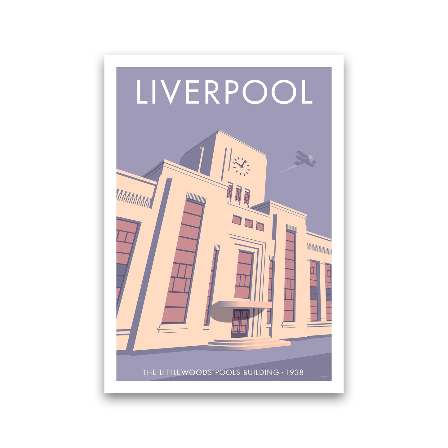 Liverpool Littlewoods Travel Art Print By Stephen Millership