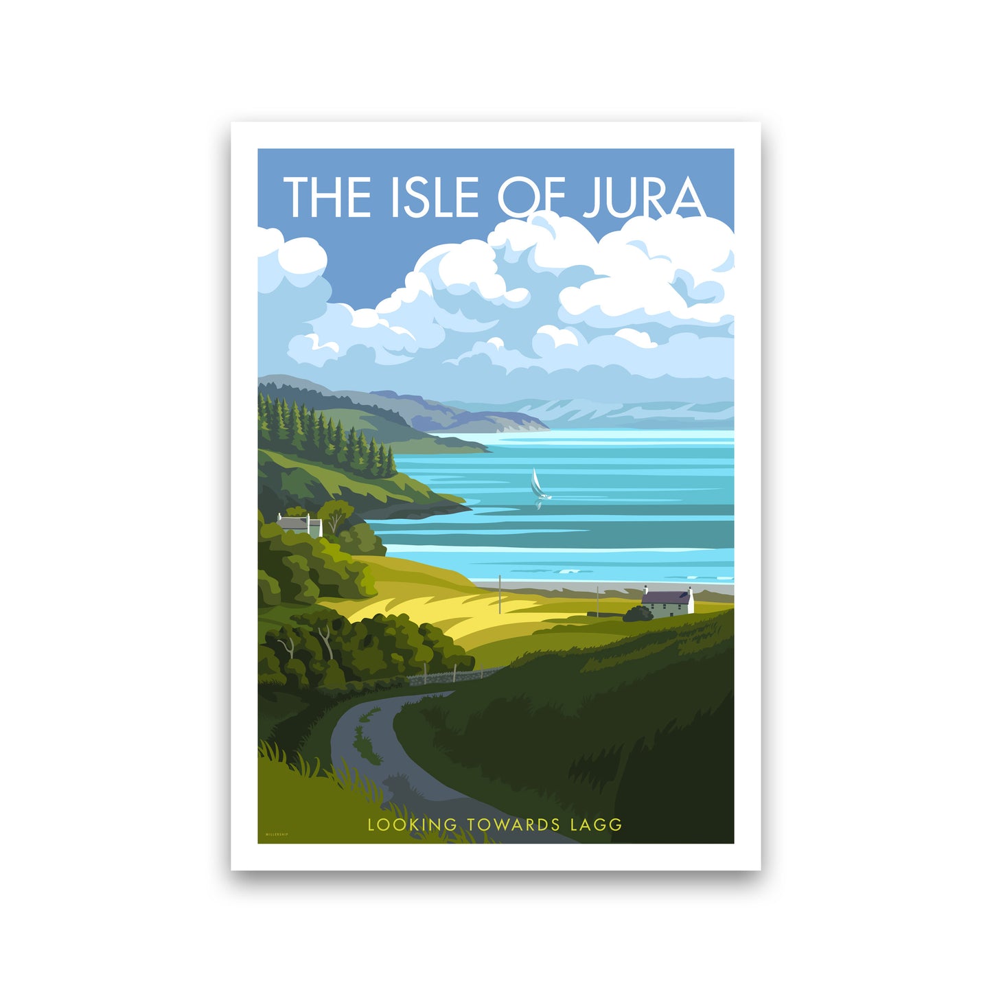 The Isle of Jura Art Print by Stephen Millership