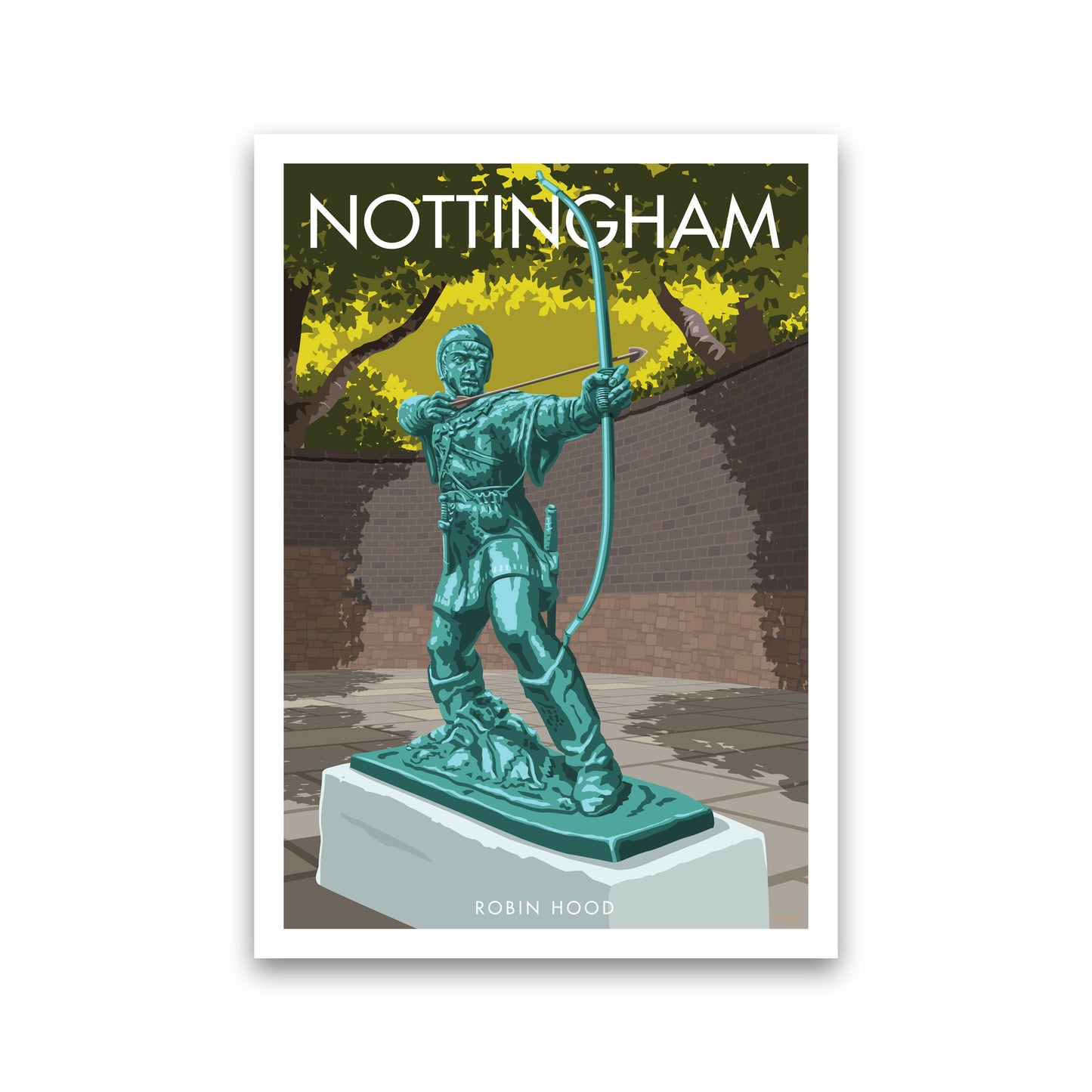 Nottingham Art Print by Stephen Millership