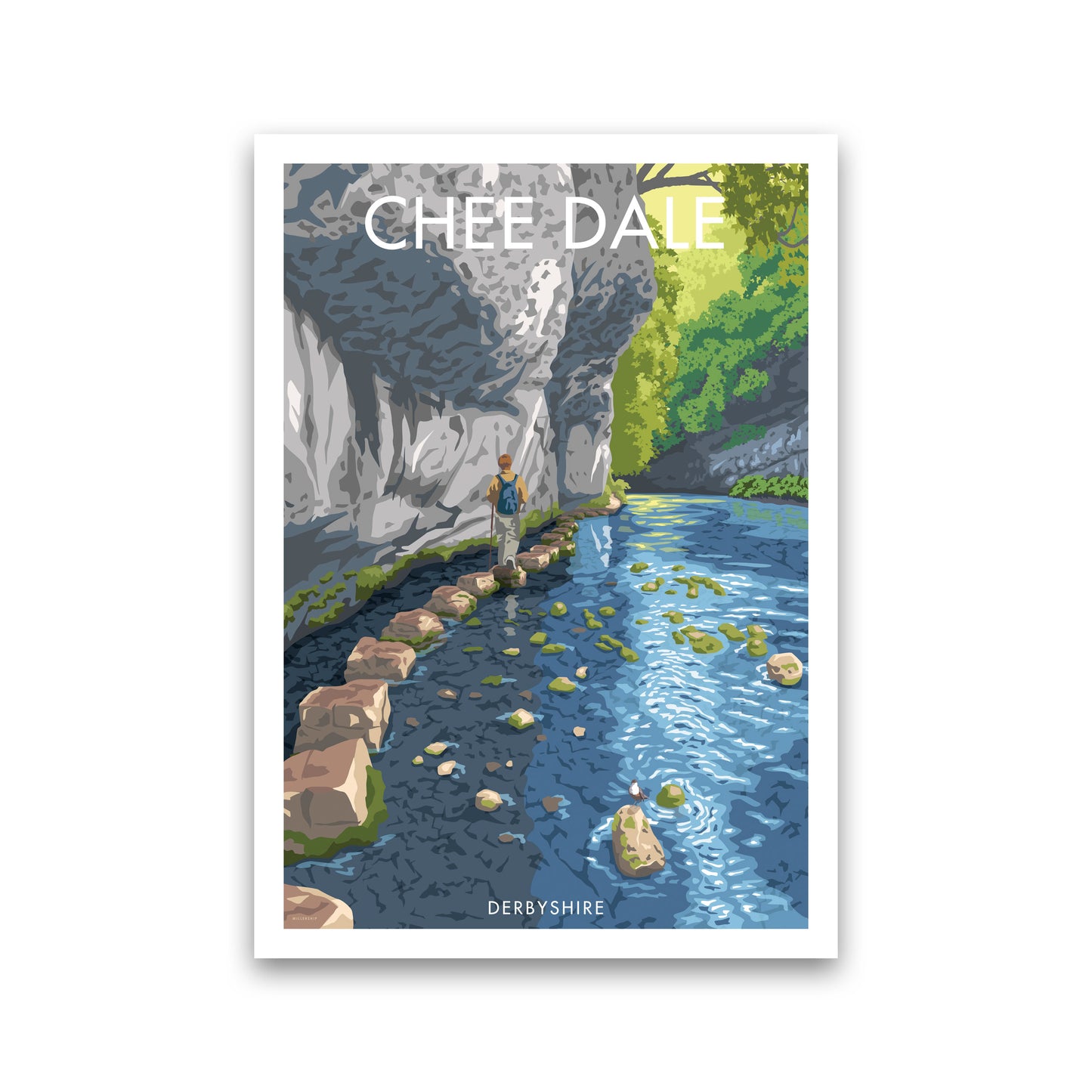 Chee Dale Art Print by Stephen Millership, Framed Wall Art