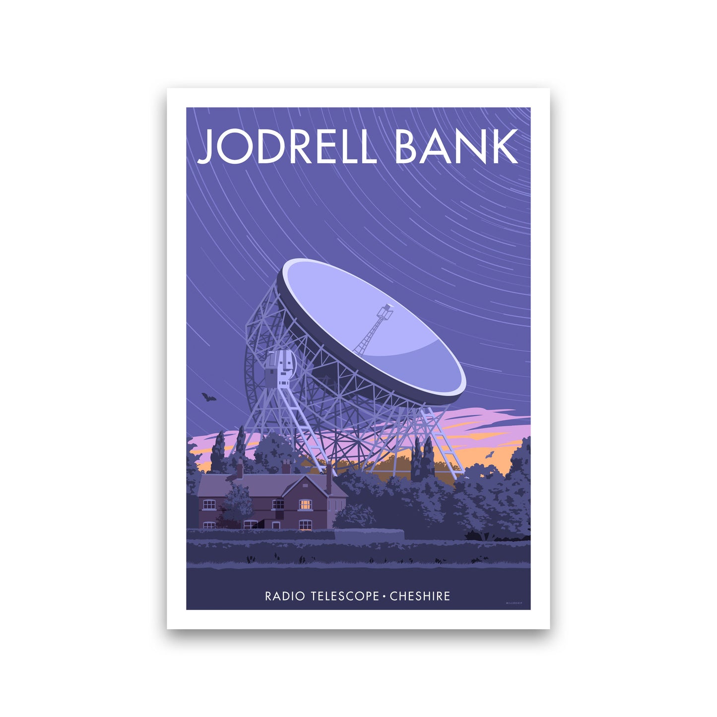 Jodrell Bank Art Print by Stephen Millership