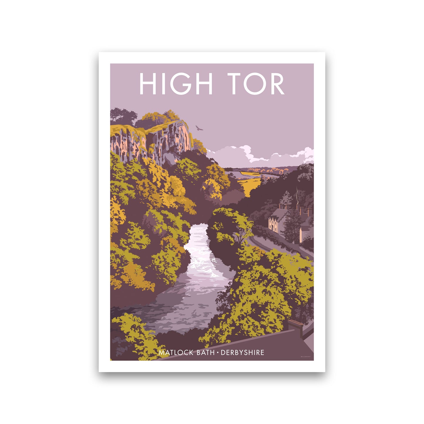 High Tor Art Print by Stephen Millership