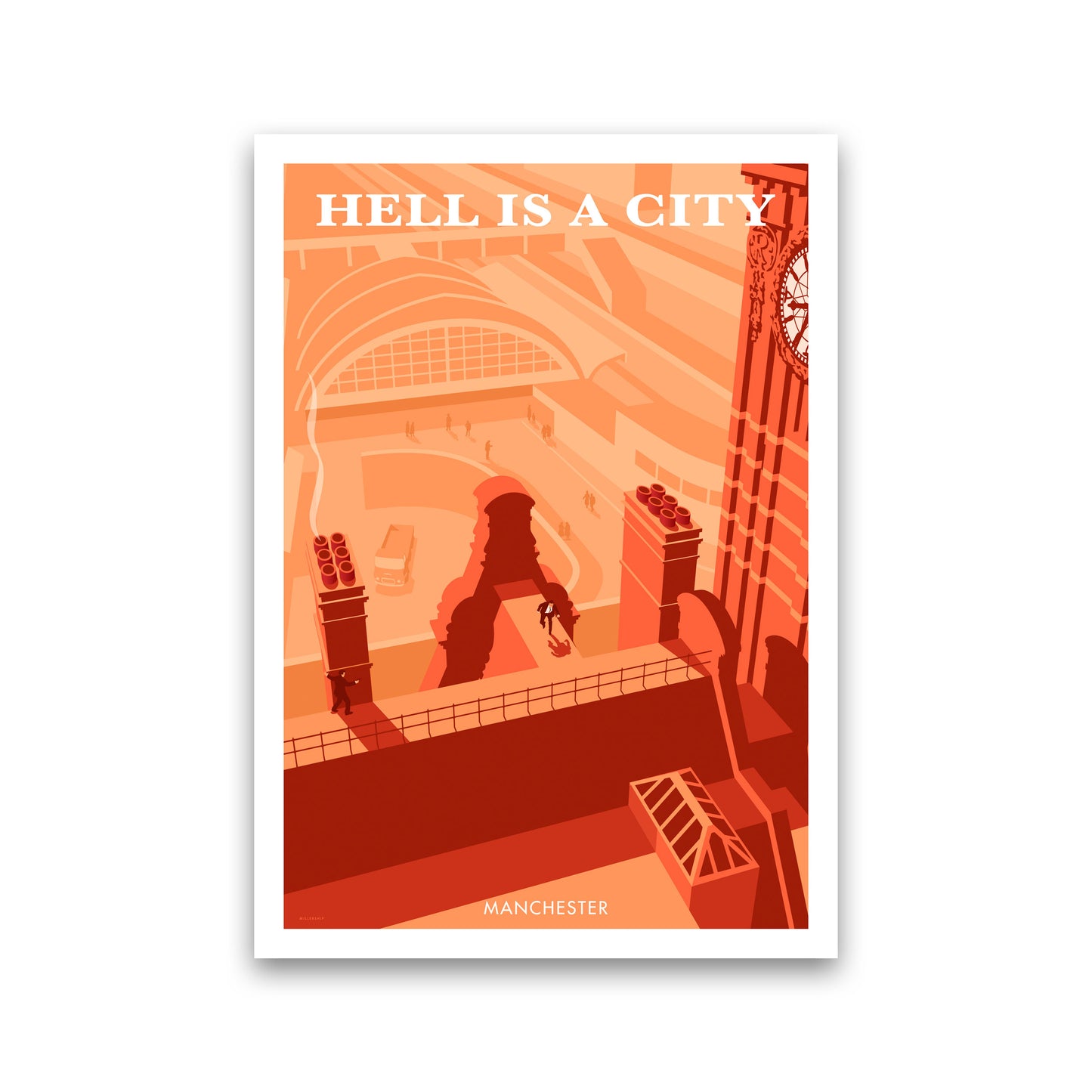 Manchester Art Print by Stephen Millership