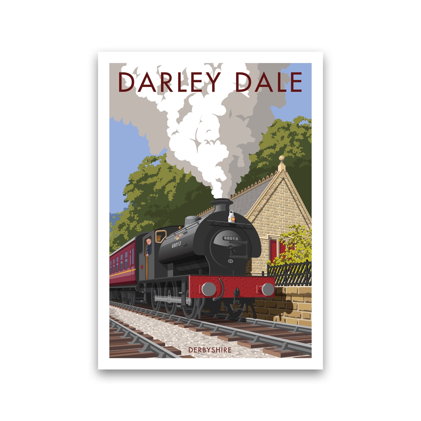 Darley Dale Derbyshire Travel Art Print by Stephen Millership