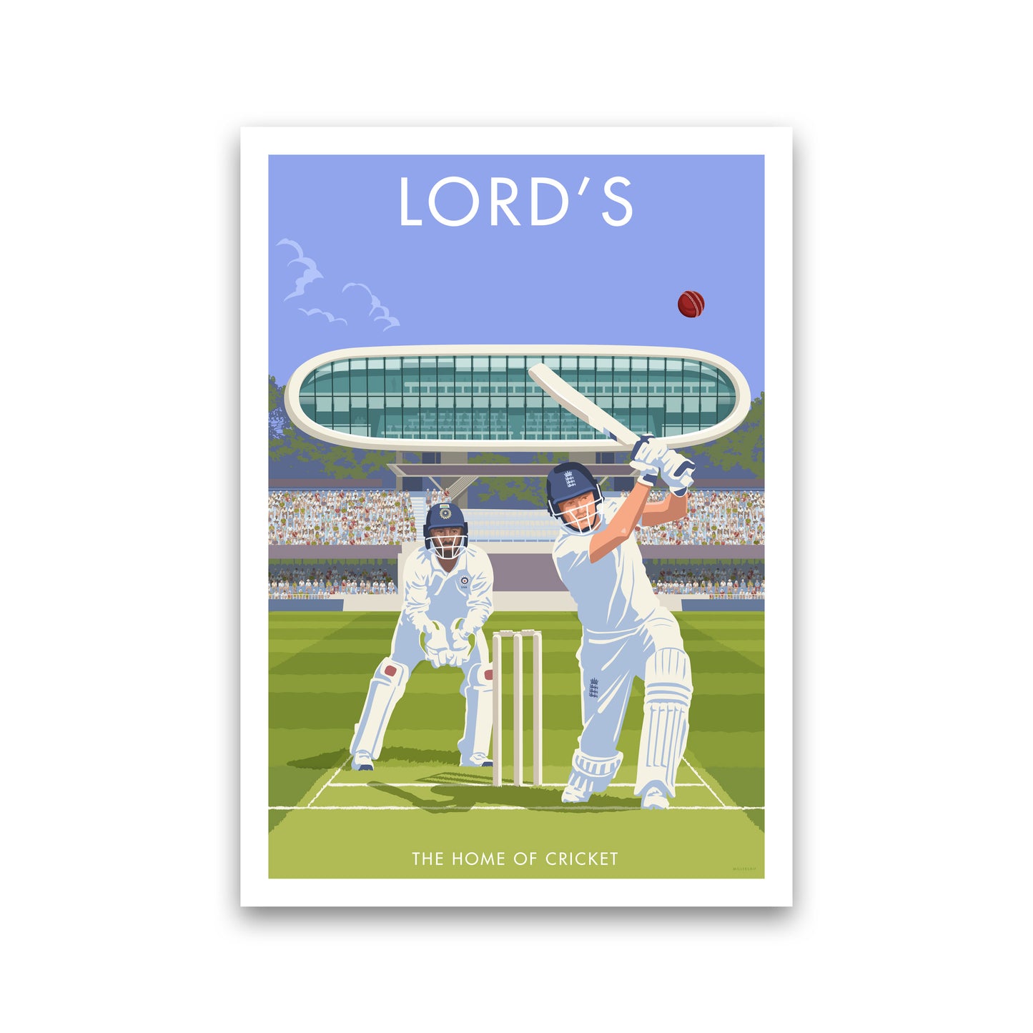 Lord's Travel Art Print by Stephen Millership