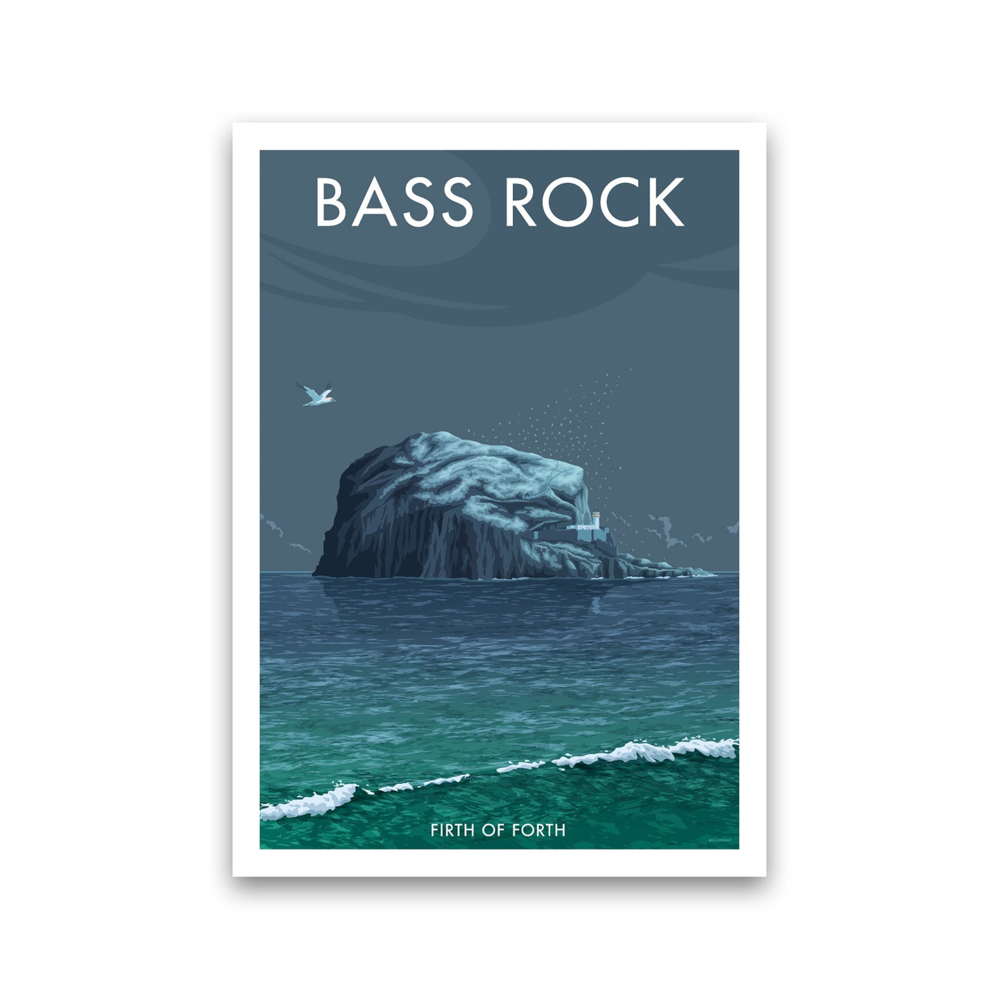 Scotland Bass Rock Art Print by Stephen Millership