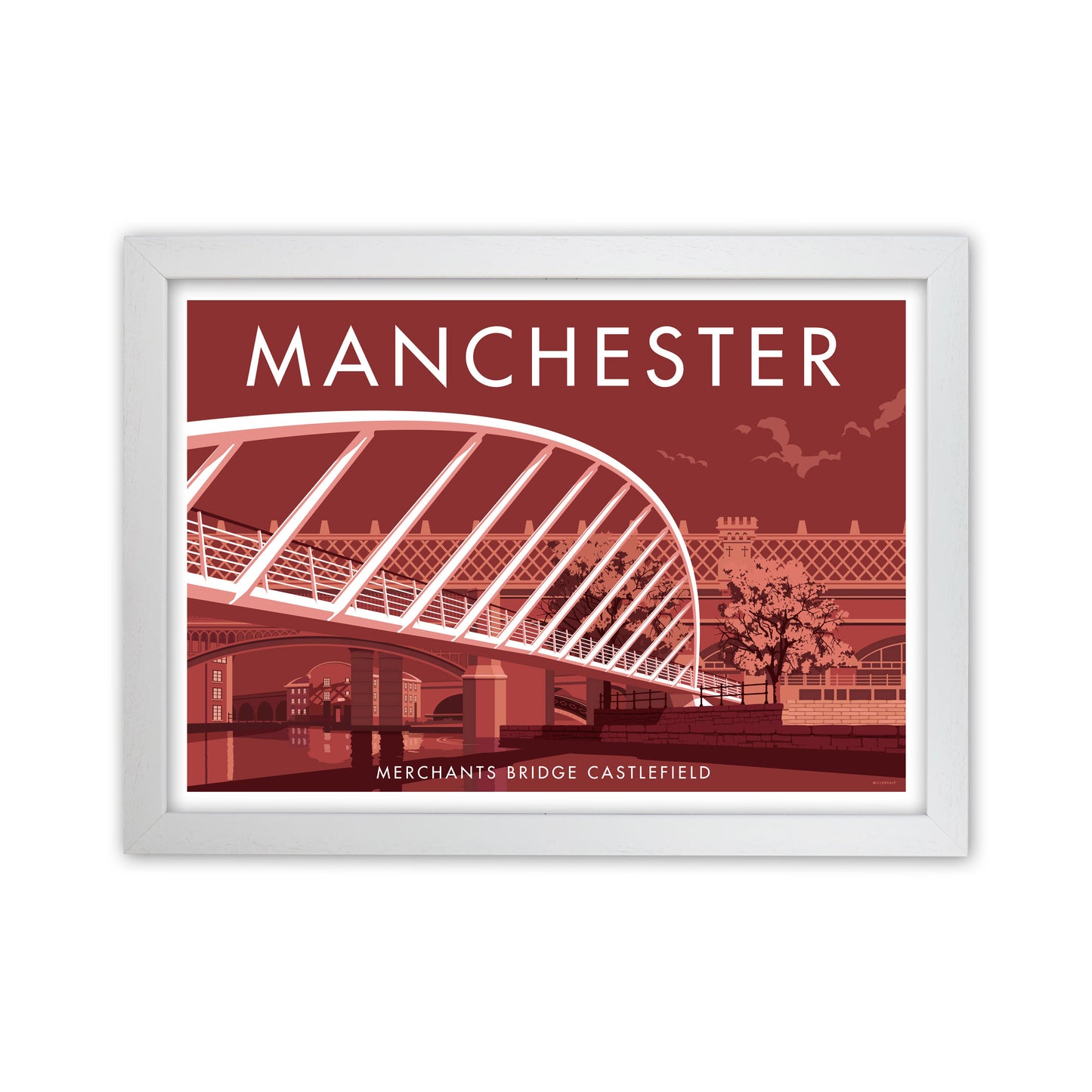 Manchester 5 by Stephen Millership White Grain