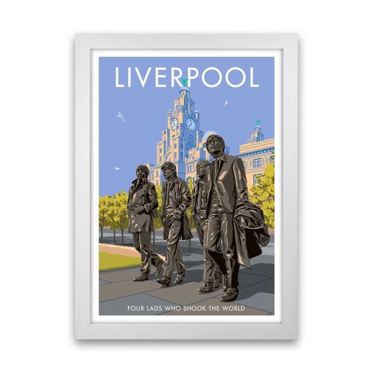 Liverpool Art Print by Stephen Millership White Grain