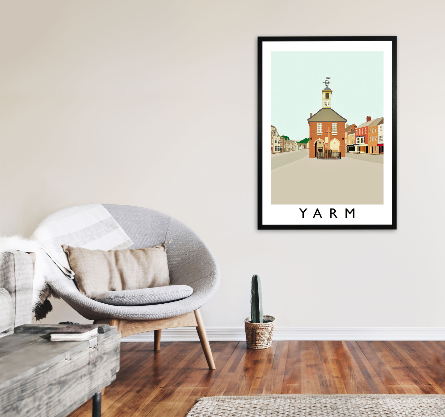 Yarm by Richard O'Neill A1 White Frame