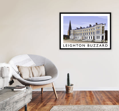Leighton Buzzard by Richard O'Neill A1 White Frame