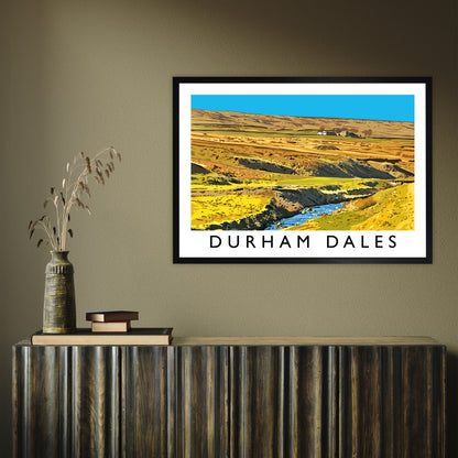 Durham Dales by Richard O'Neill A1 Black Frame