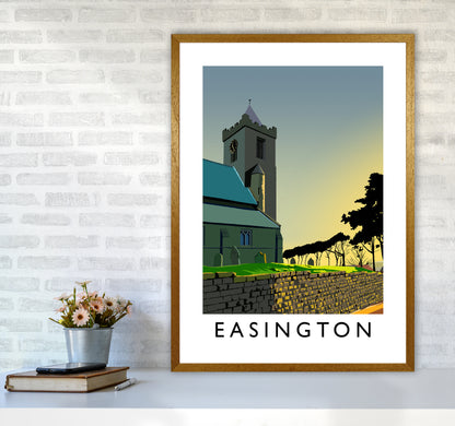 Easington Portrait Art Print by Richard O'Neill A1 Print Only