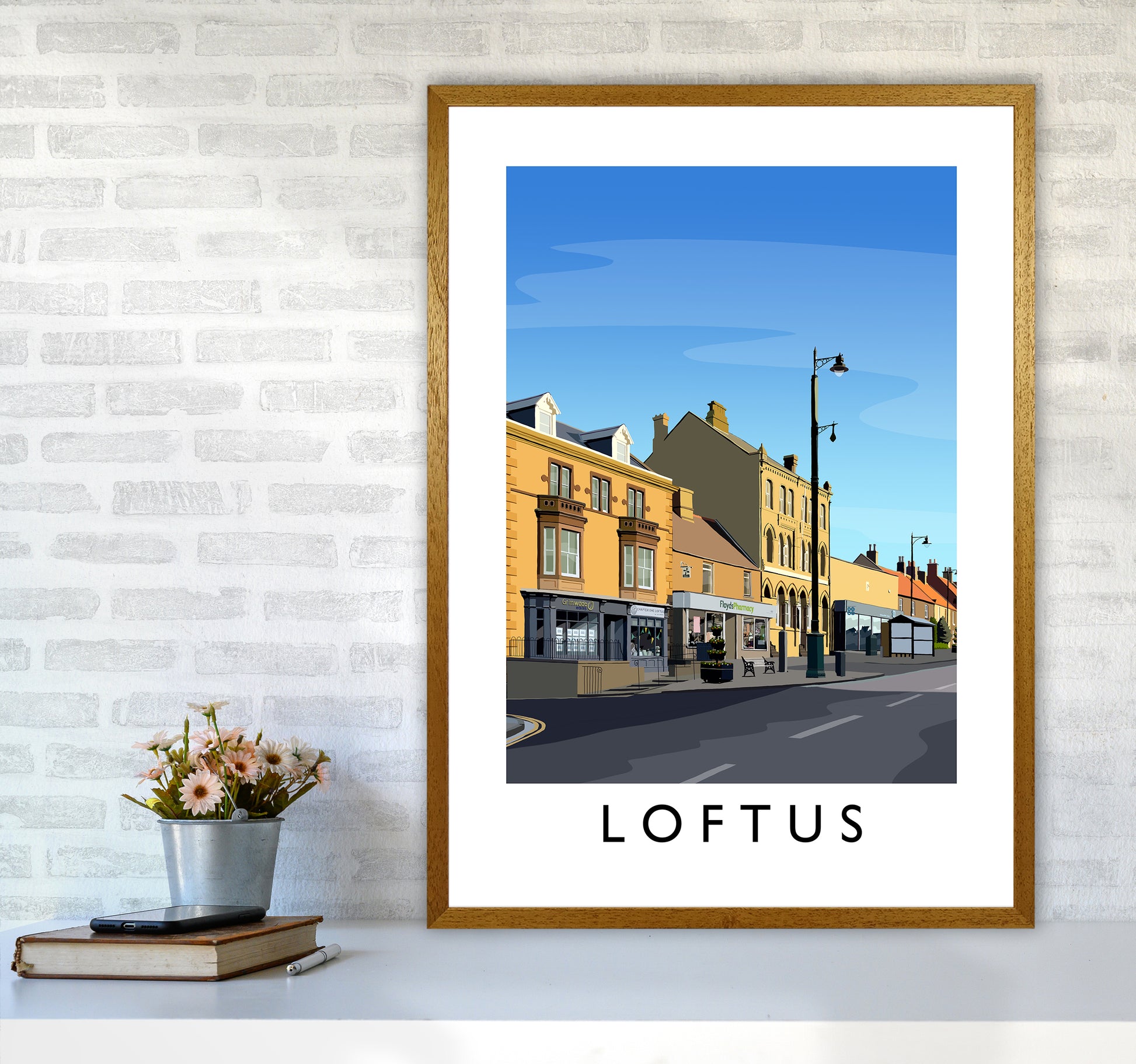 Loftus 3 Portrait Art Print by Richard O'Neill A1 Print Only