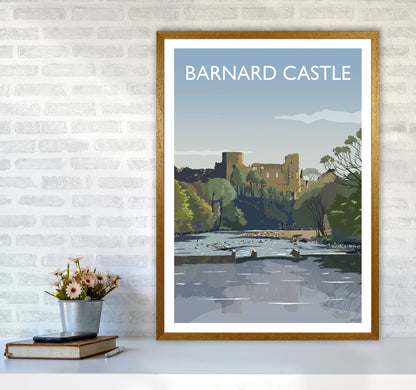 Barnard Castle 2 Portrait Art Print by Richard O'Neill A1 Print Only