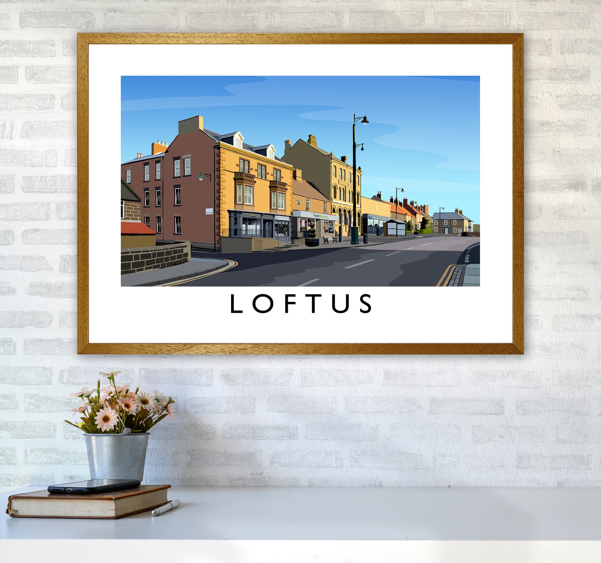 Loftus 3 Art Print by Richard O'Neill A1 Print Only