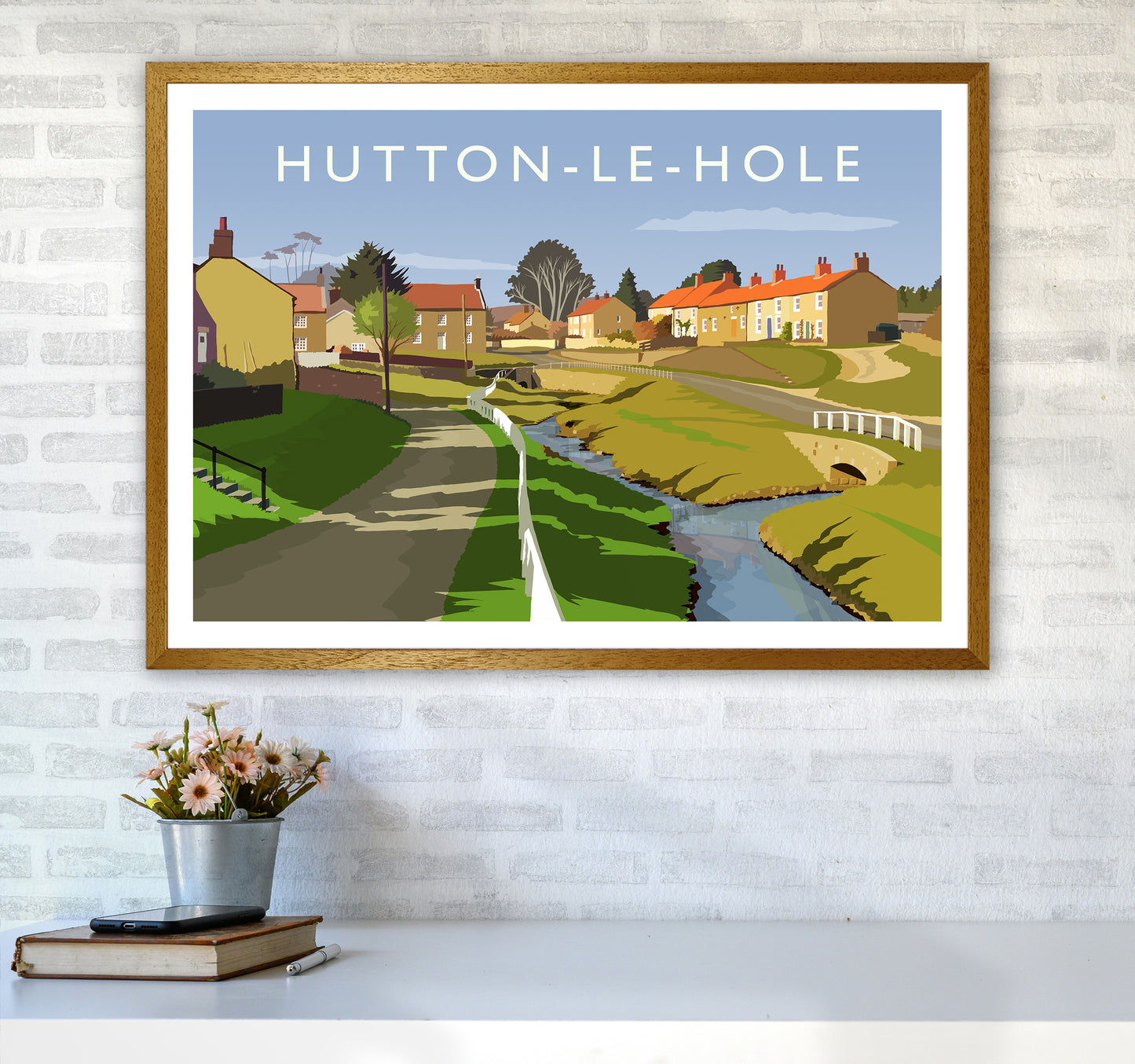 Hutton-Le-Hole Art Print by Richard O'Neill A1 Print Only