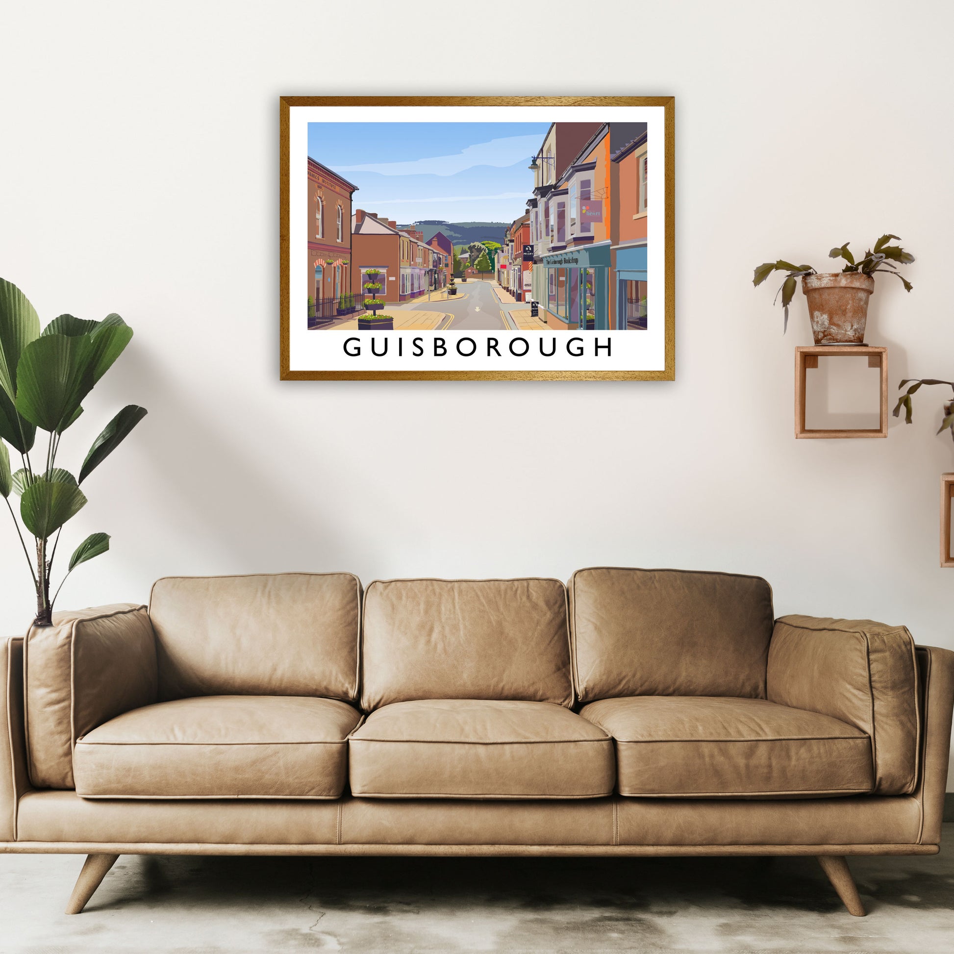 Guisborough 3 Travel Art Print by Richard O'Neill A1 Print Only