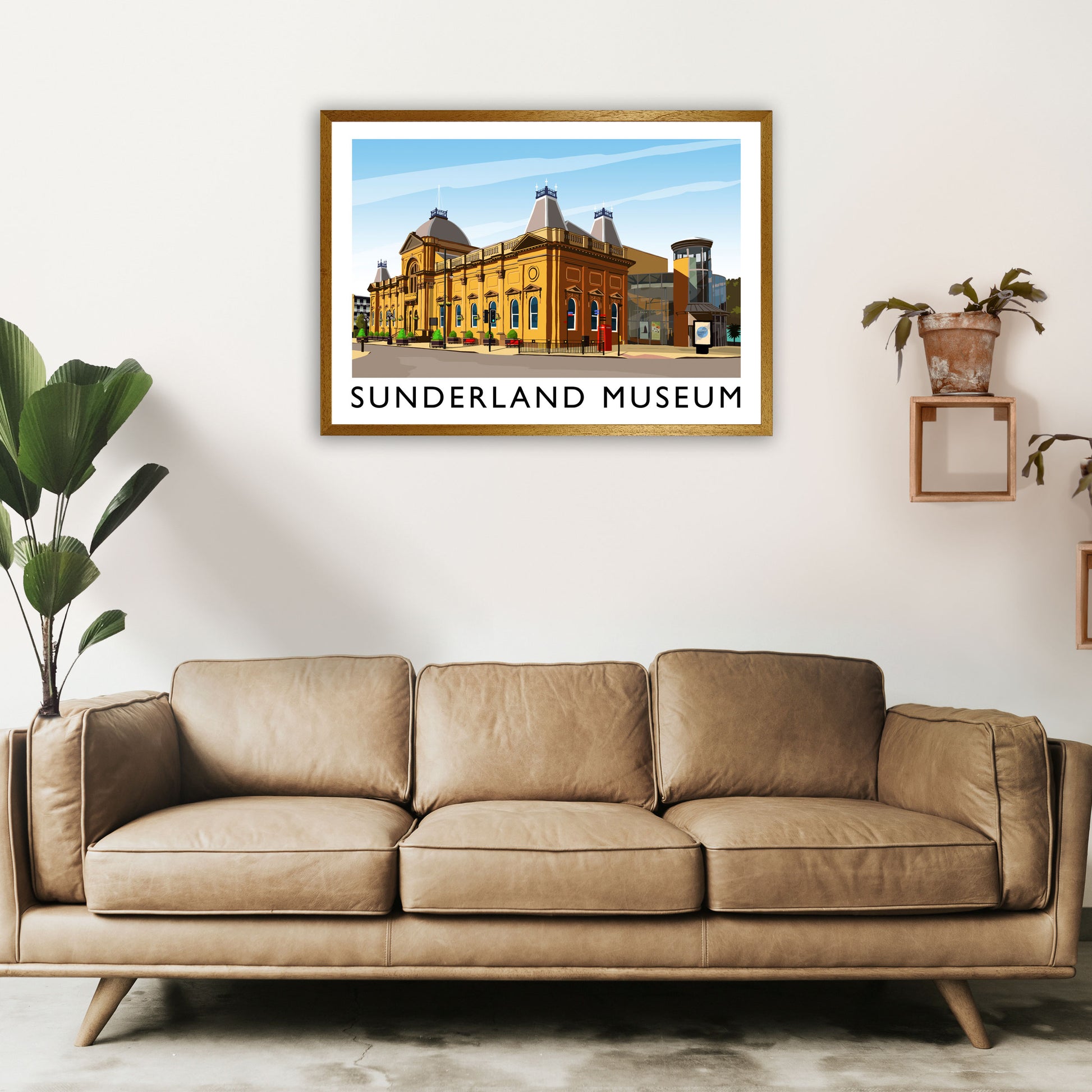 Sunderland Museum 2 Travel Art Print by Richard O'Neill A1 Print Only