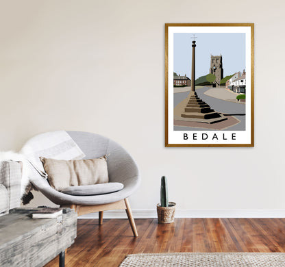 Bedale Framed Digital Art Print by Richard O'Neill A1 Print Only