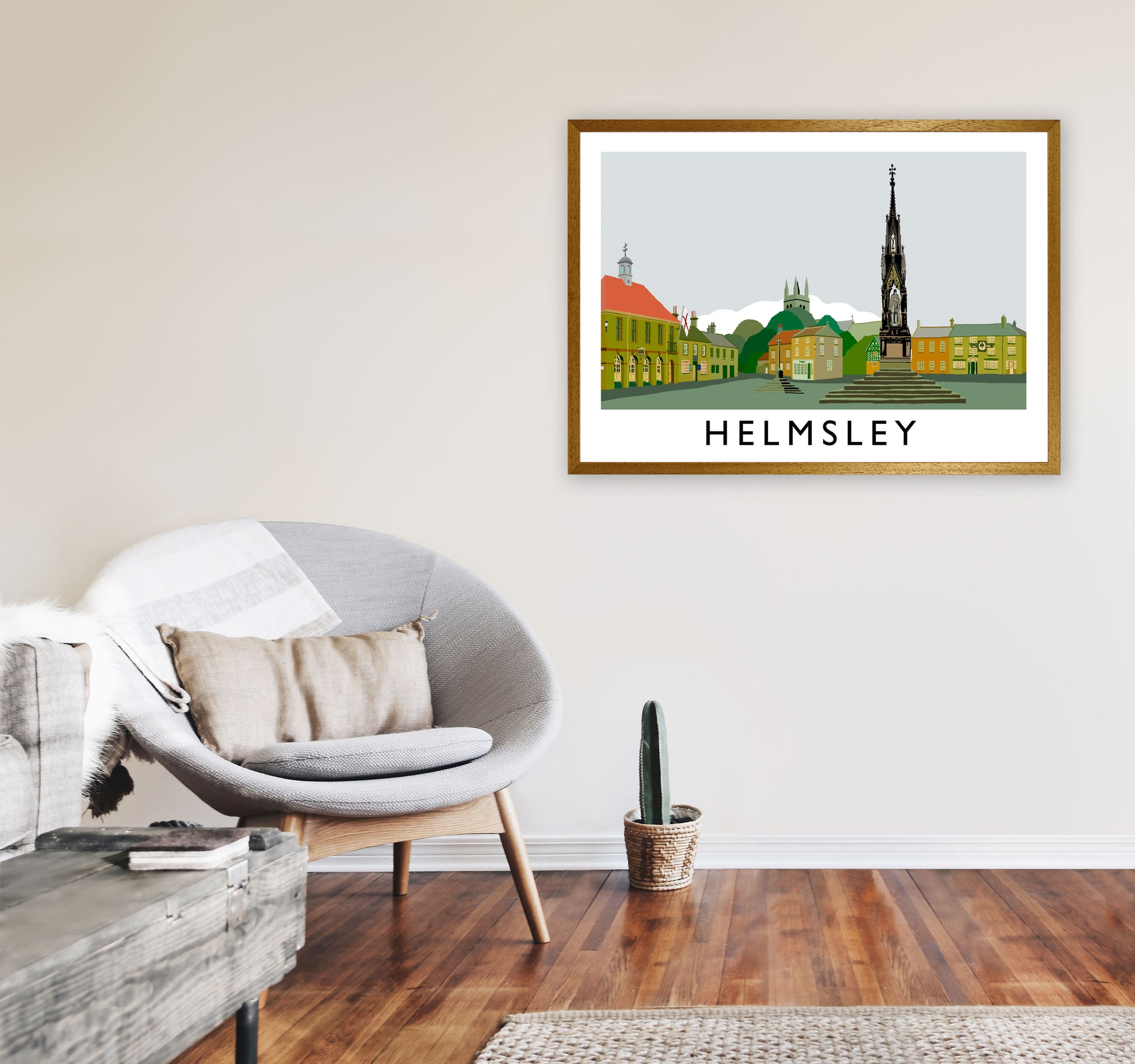 Helmsley Art Print by Richard O'Neill A1 Print Only