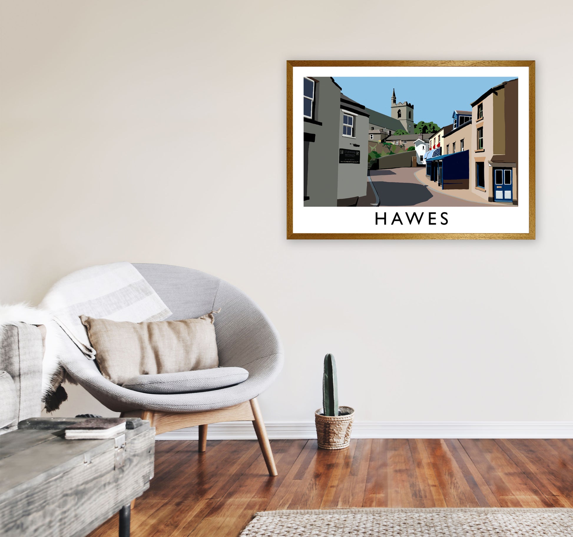 Hawes Art Print by Richard O'Neill A1 Print Only