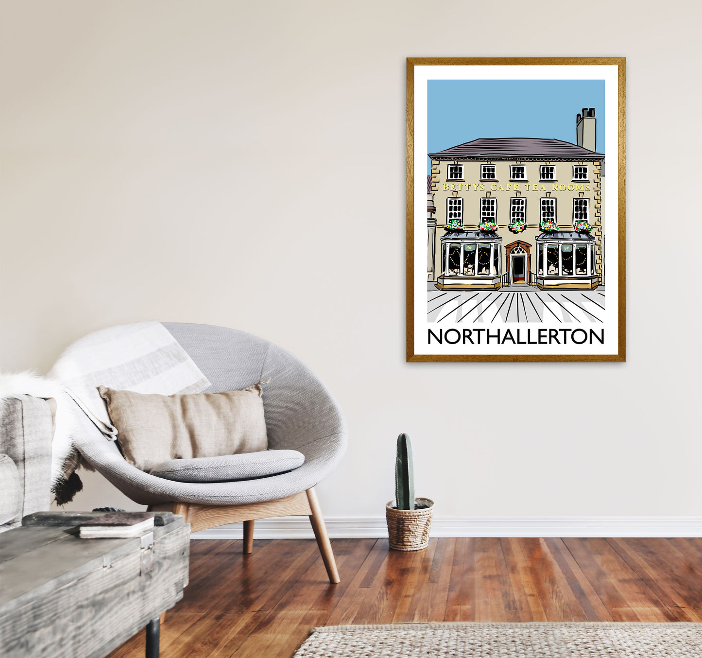 Northallerton Art Print by Richard O'Neill A1 Print Only