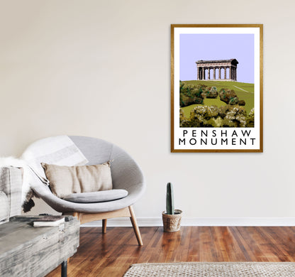 Penshaw Monument Art Print by Richard O'Neill A1 Print Only