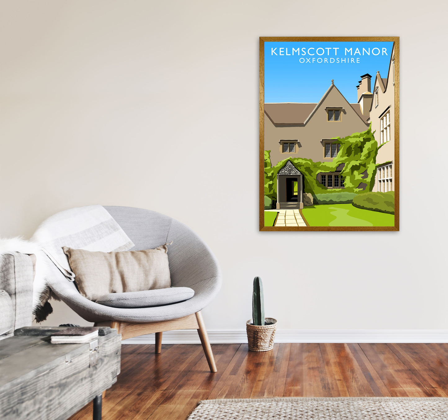 Kelmscott Manor (Portrait) by Richard O'Neill A1 Print Only