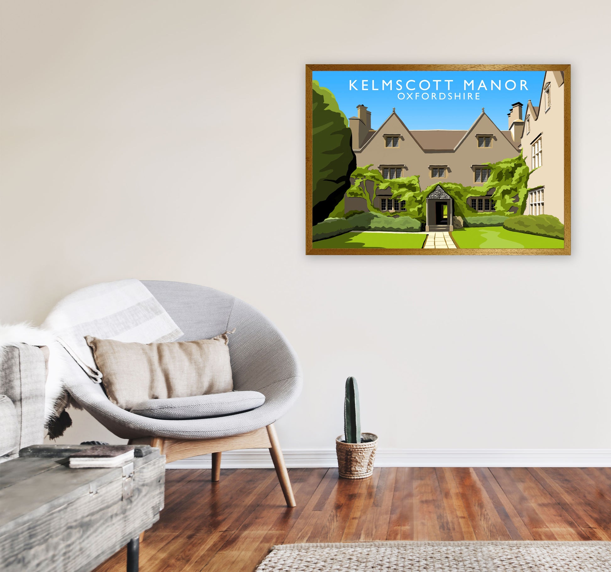 Kelmscott Manor (Landscape) by Richard O'Neill A1 Print Only