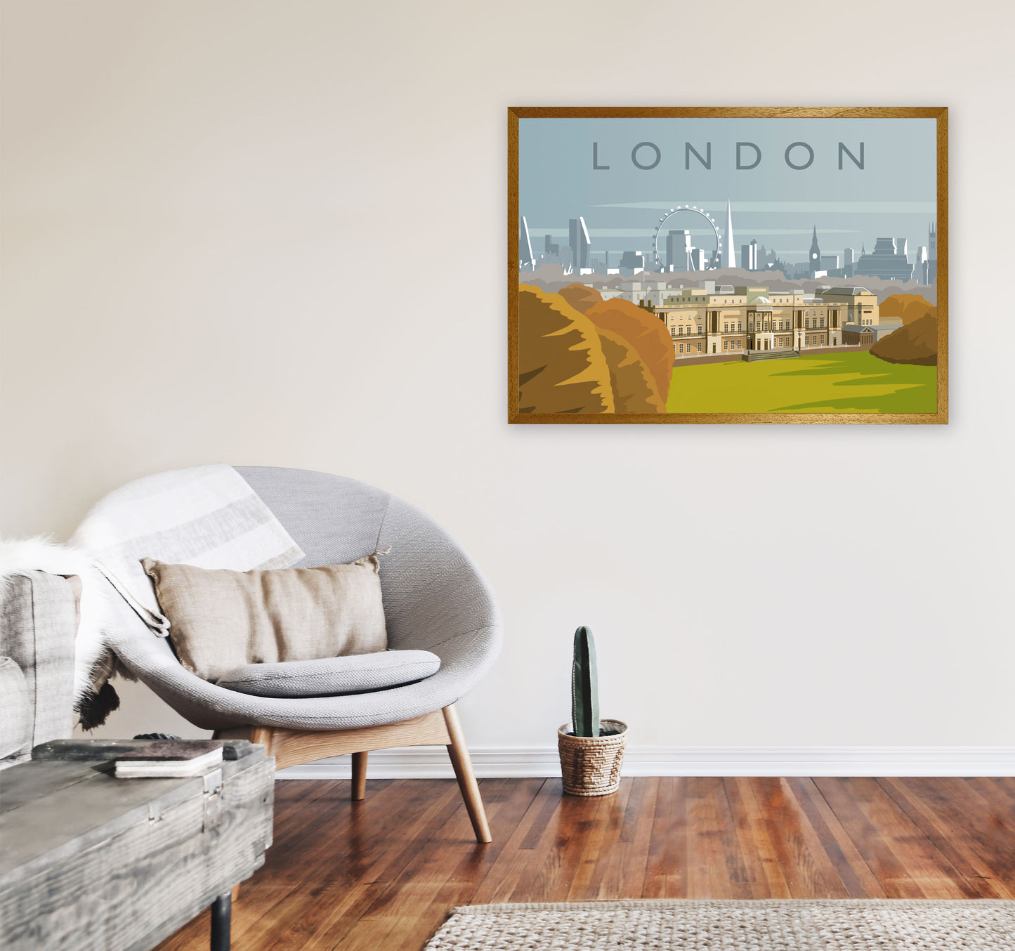 London Art Print by Richard O'Neill A1 Print Only