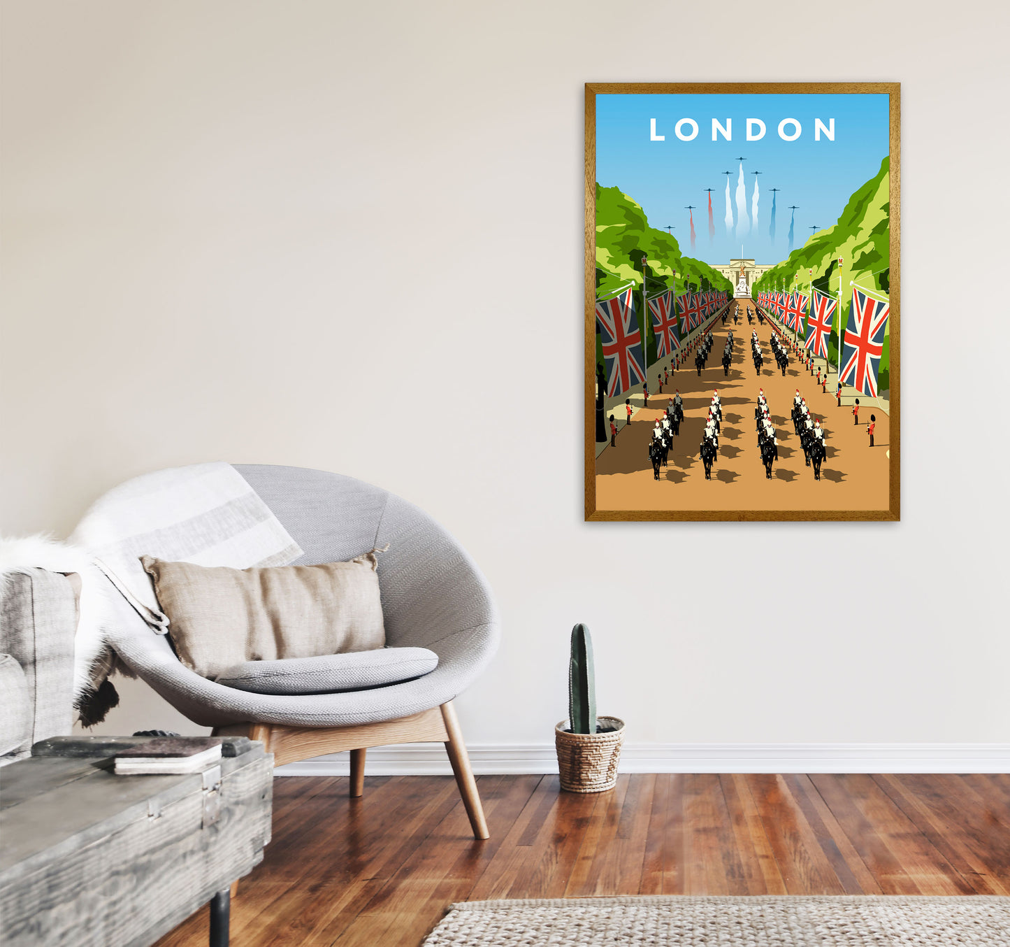 London3 Portrait Art Print by Richard O'Neill A1 Print Only