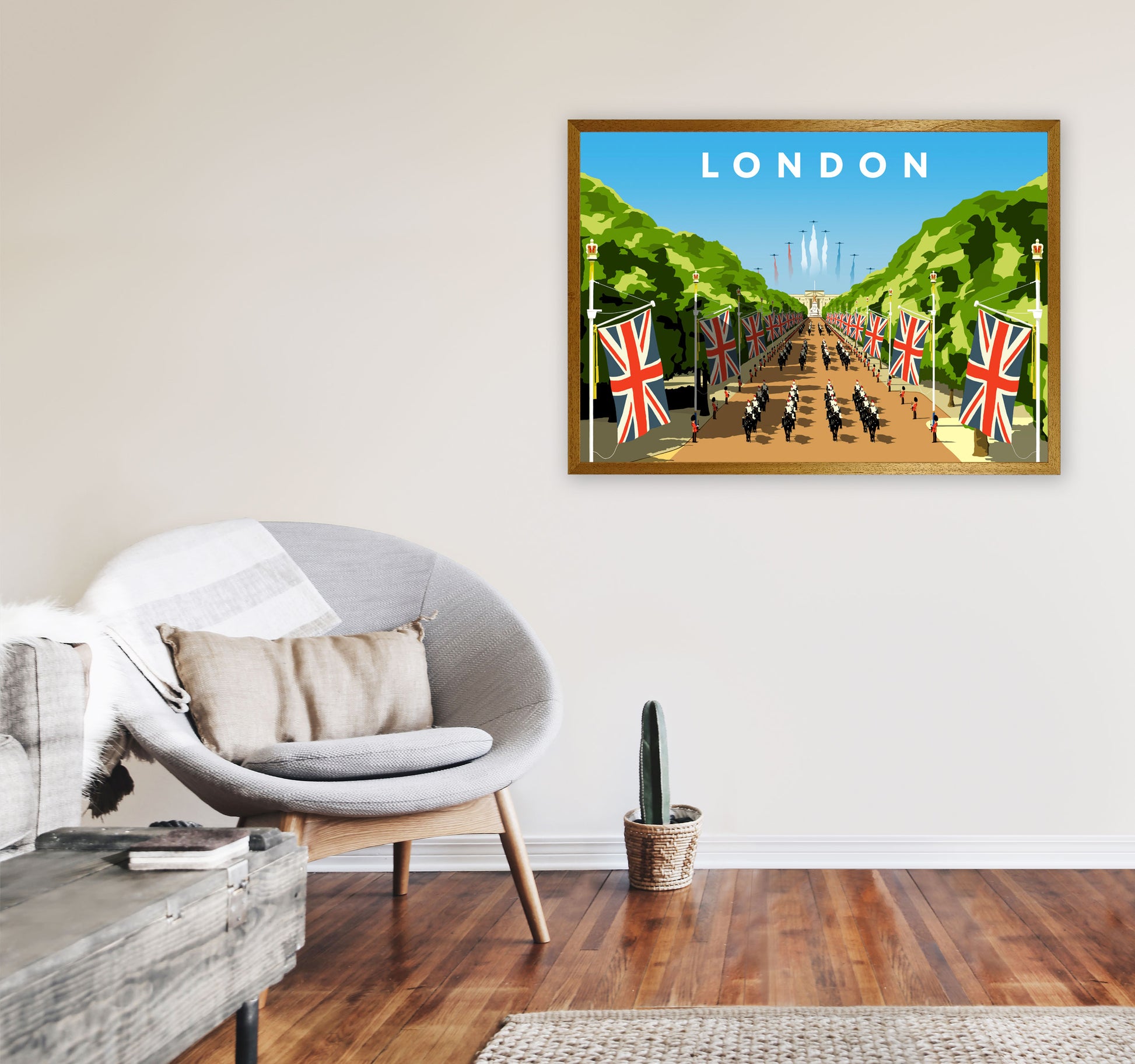 London3 Art Print by Richard O'Neill A1 Print Only